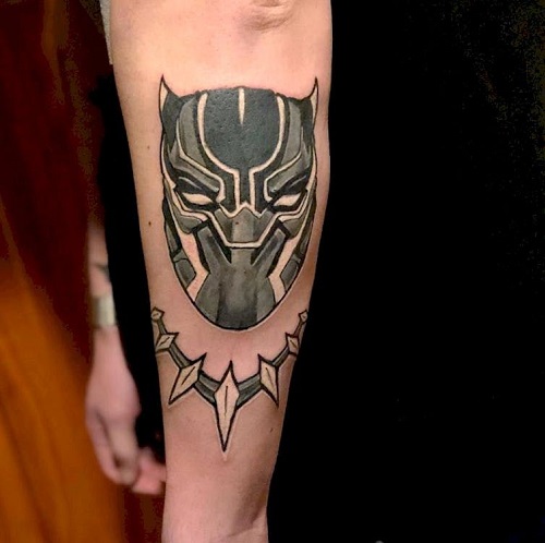 hình xăm black panther đẹp